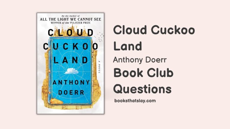 10 Cloud Cuckoo Land Book Club Questions For Discussion