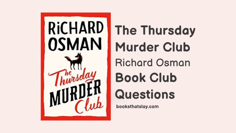12 The Thursday Murder Club Book Club Questions
