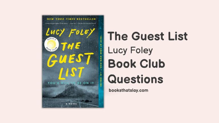 14 Detailed The Guest List Book Club Questions For Discussion