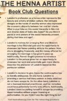 12 The Henna Artist Book Club Questions