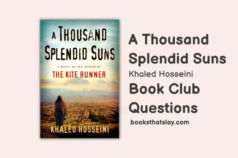 10 Detailed A Thousand Splendid Suns Discussion Questions