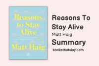 Reasons to Stay Alive Summary and Key Lessons