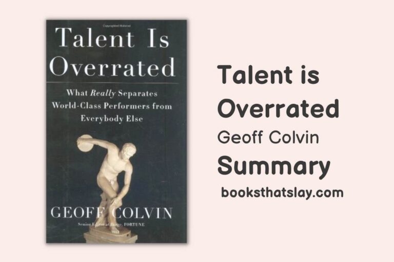 Talent is Overrated by Geoff Colvin | Book Summary