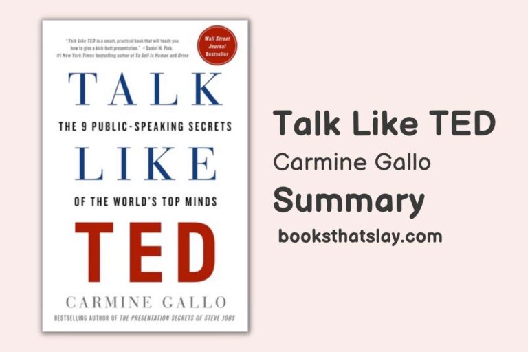 Talk Like Ted by Carmine Gallo | Book Summary