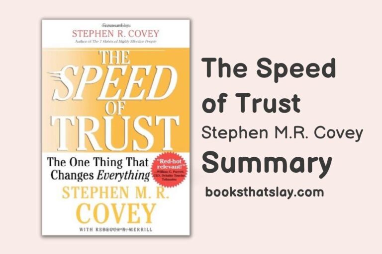 The Speed of Trust | Book Summary