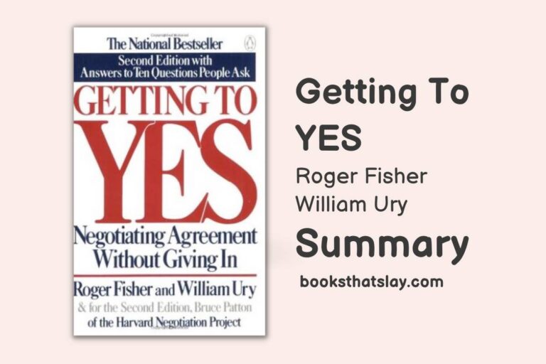 Getting to Yes | Summary and Key Lessons