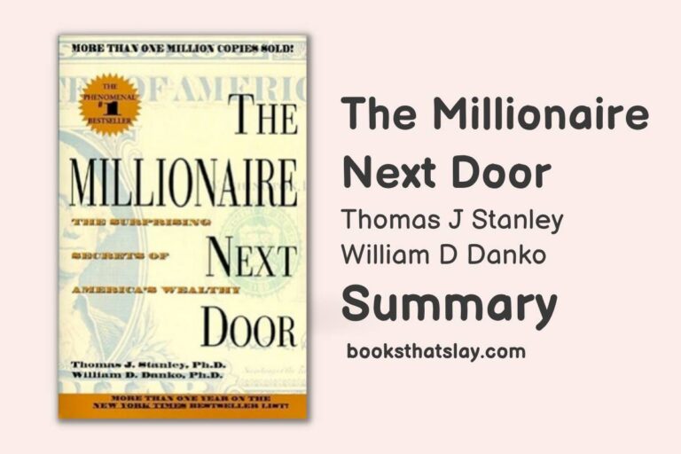 The Millionaire Next Door | Summary and Key Lessons