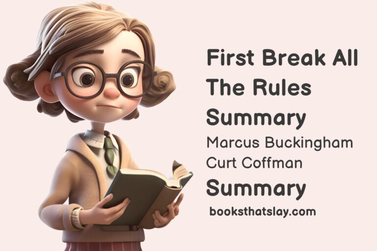 First Break All The Rules Summary and Key Lessons