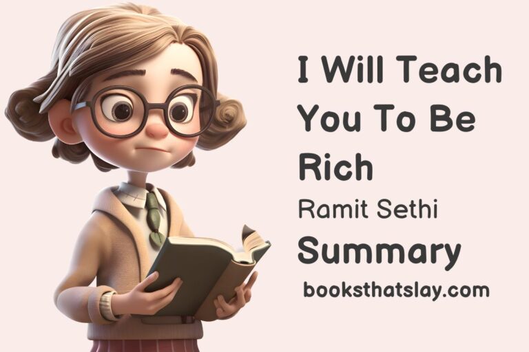 I Will Teach You To Be Rich Summary and Key Lessons