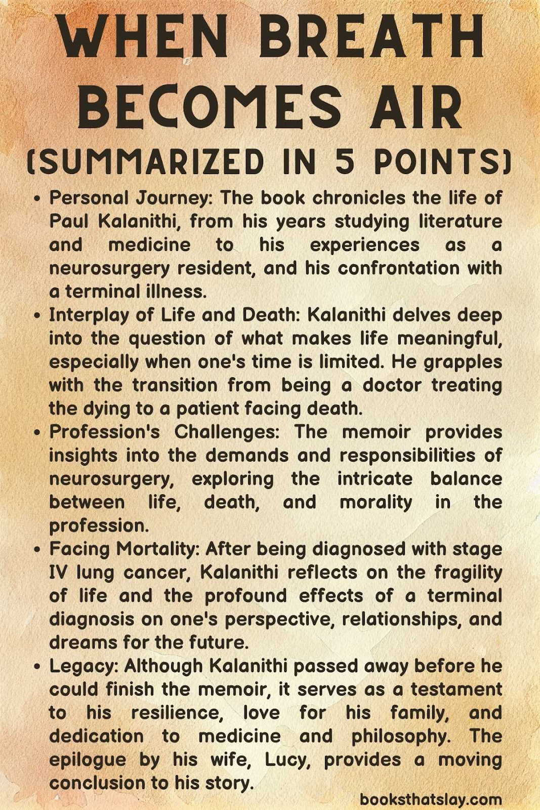 when breath becomes air summary