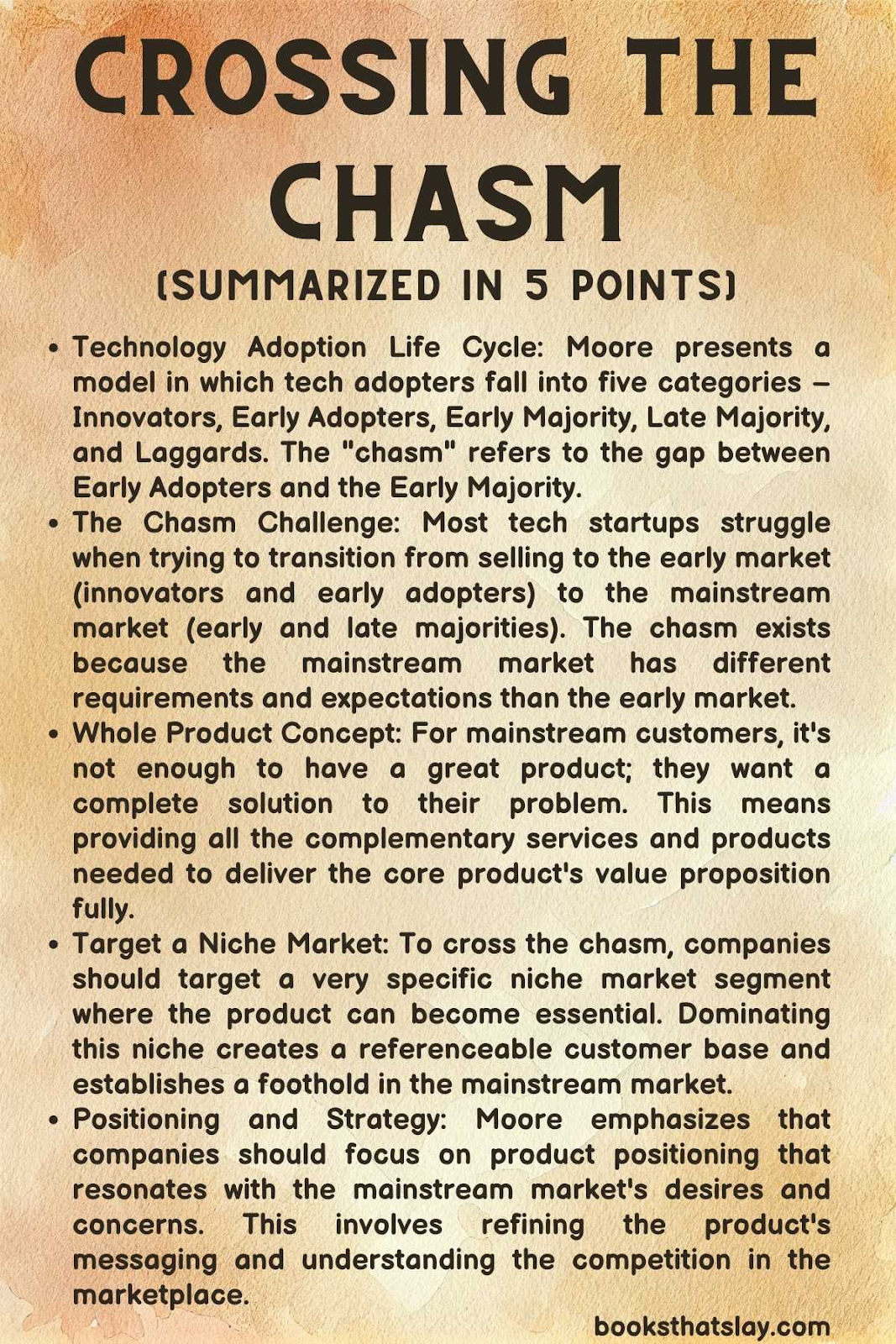 crossing the chasm summary