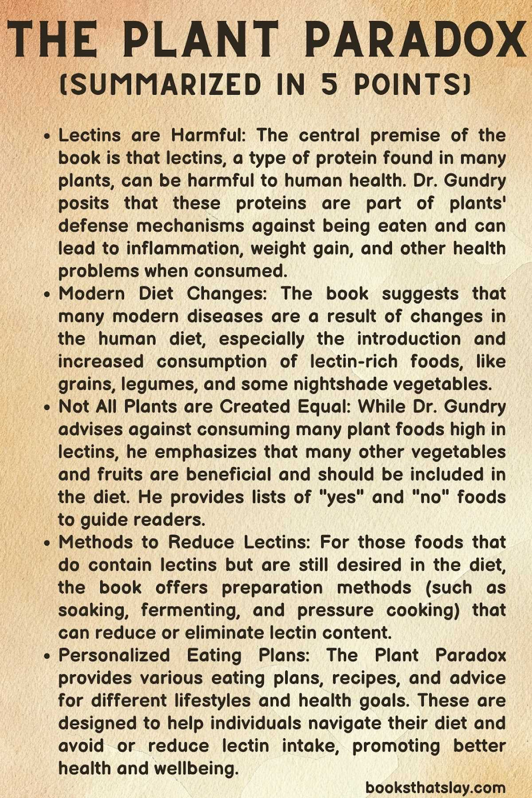 the plant paradox summary