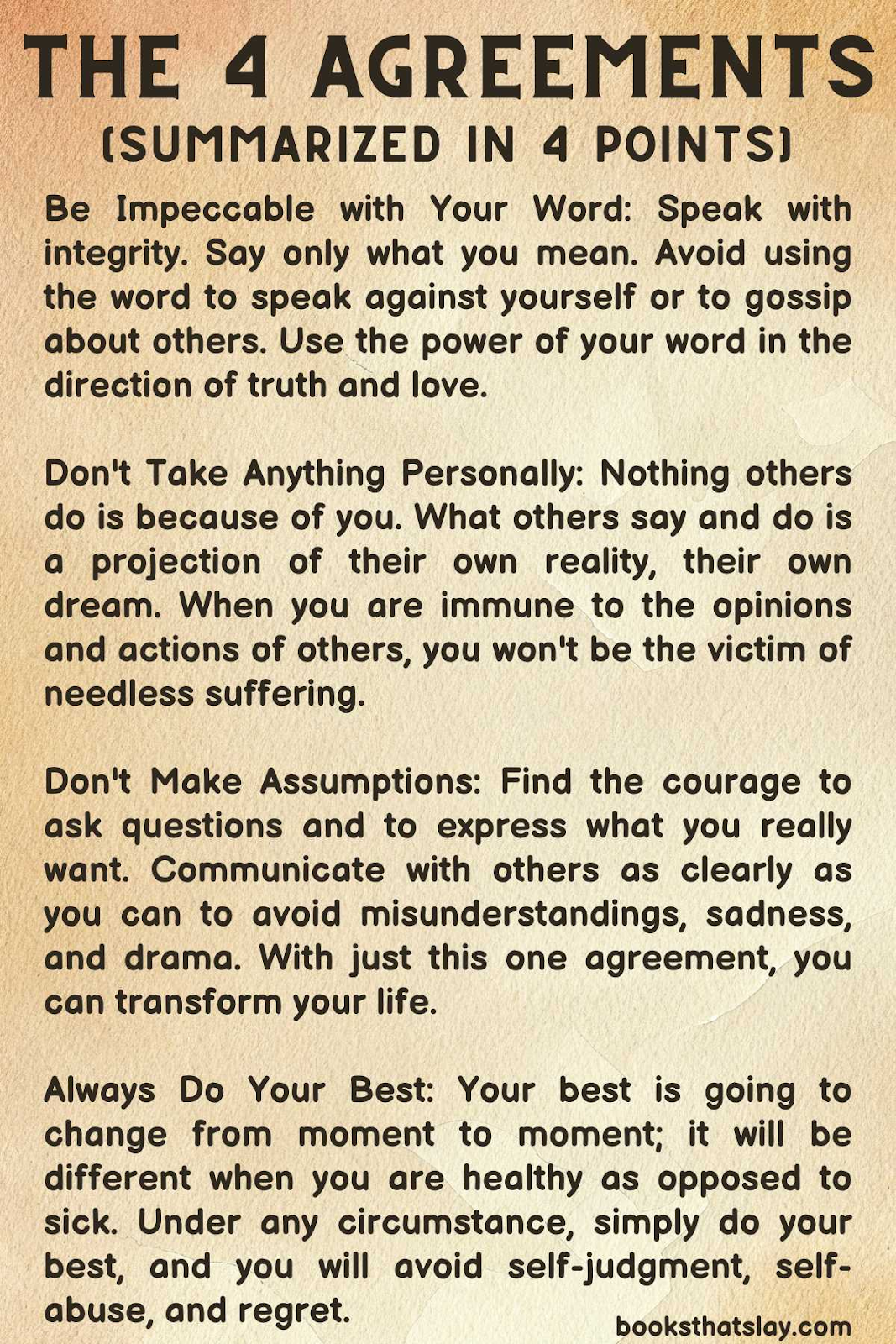 Wisdom From The Four Agreements Everyday Mini Book