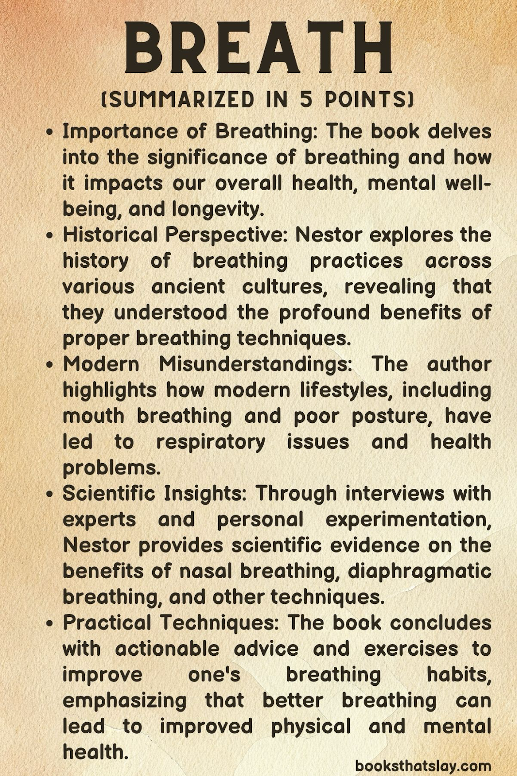 Breath by James Nestor Summary