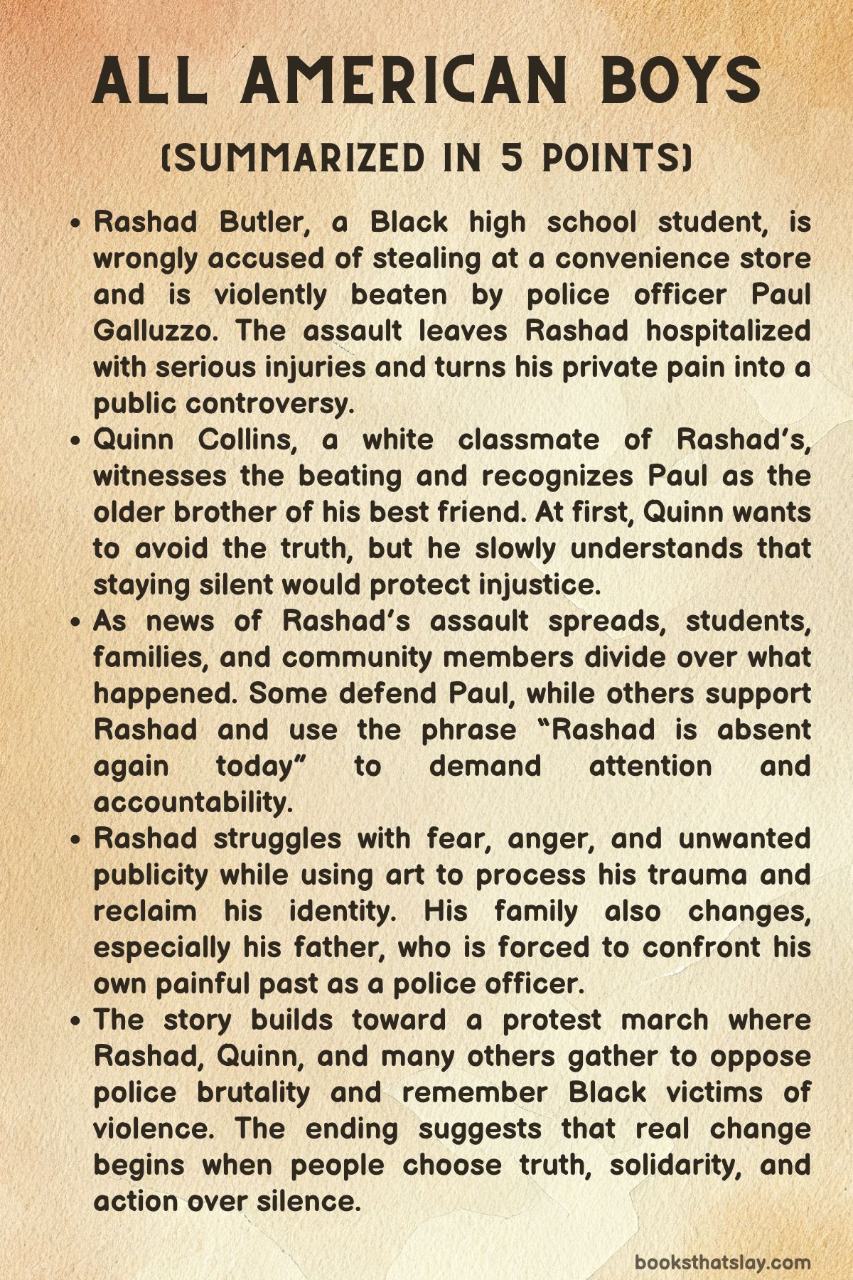 All American Boys Summary