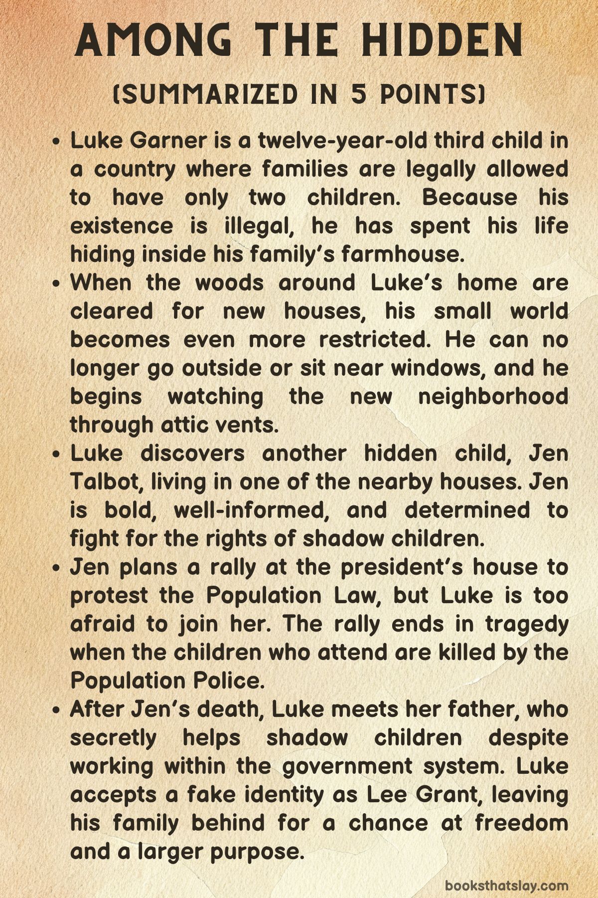 Among the Hidden Summary