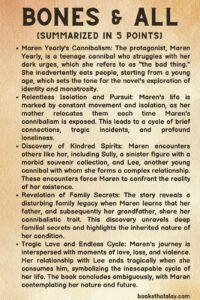 Bones & All Summary, Characters and Themes