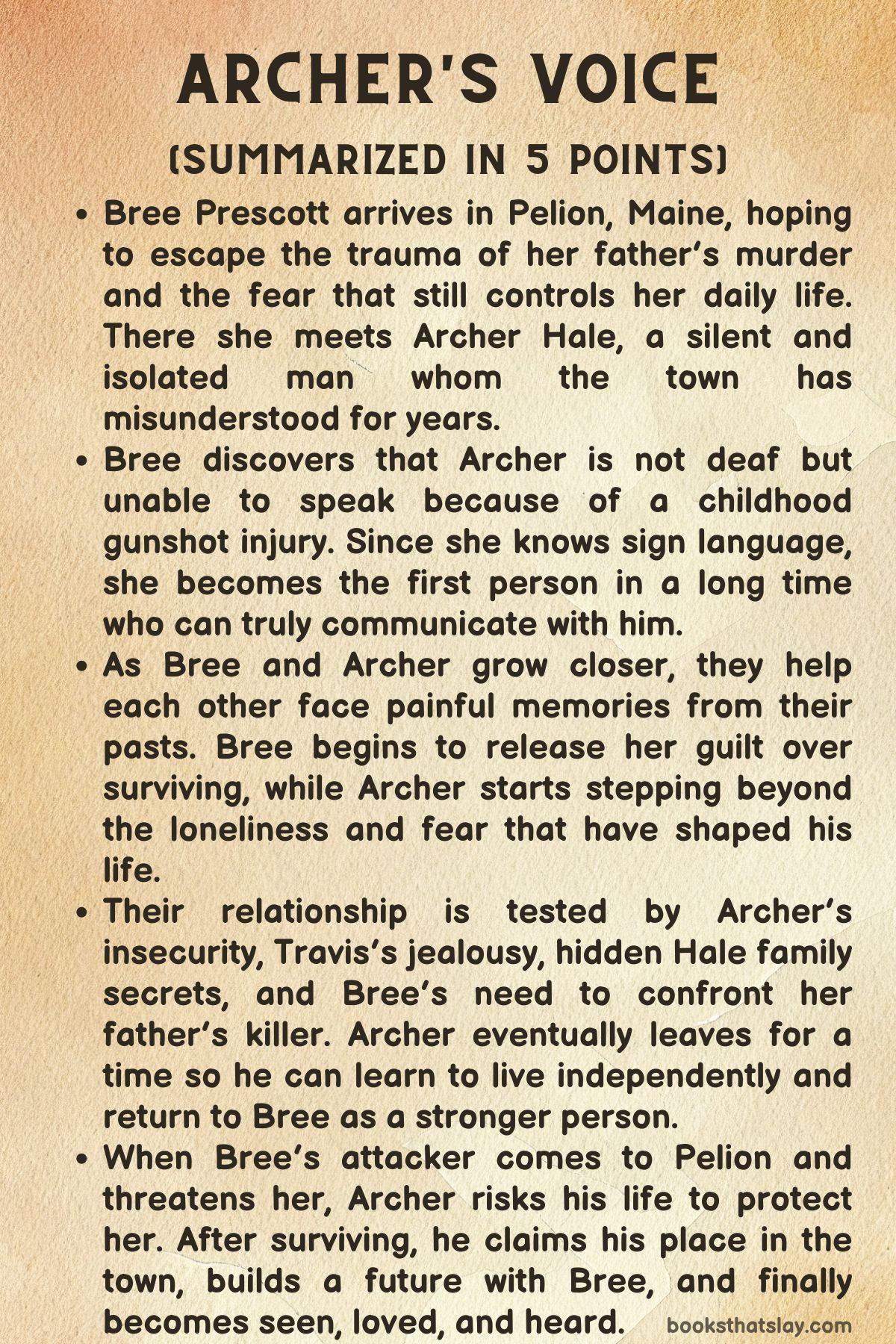 Archer's Voice Summary