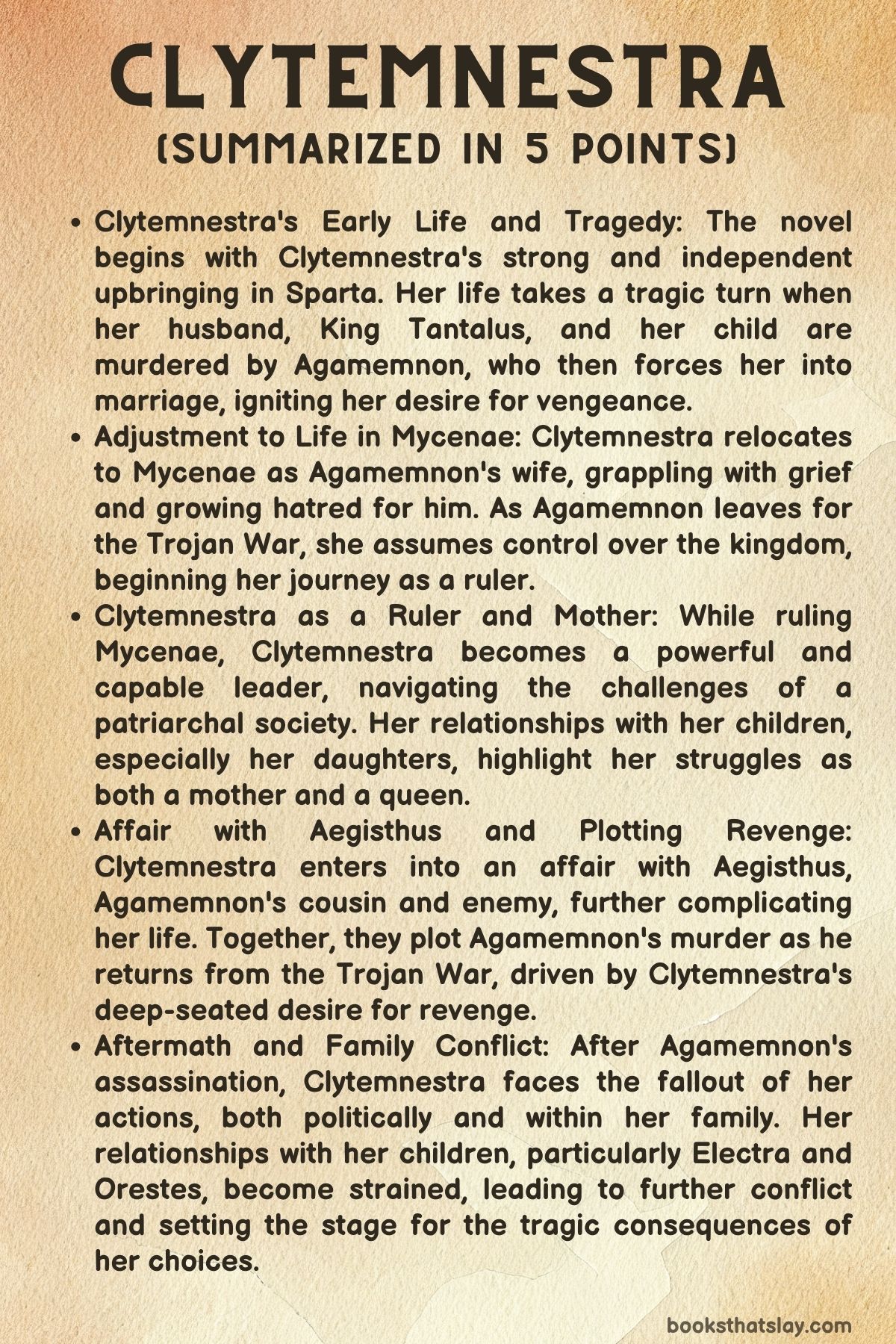 Clytemnestra Summary