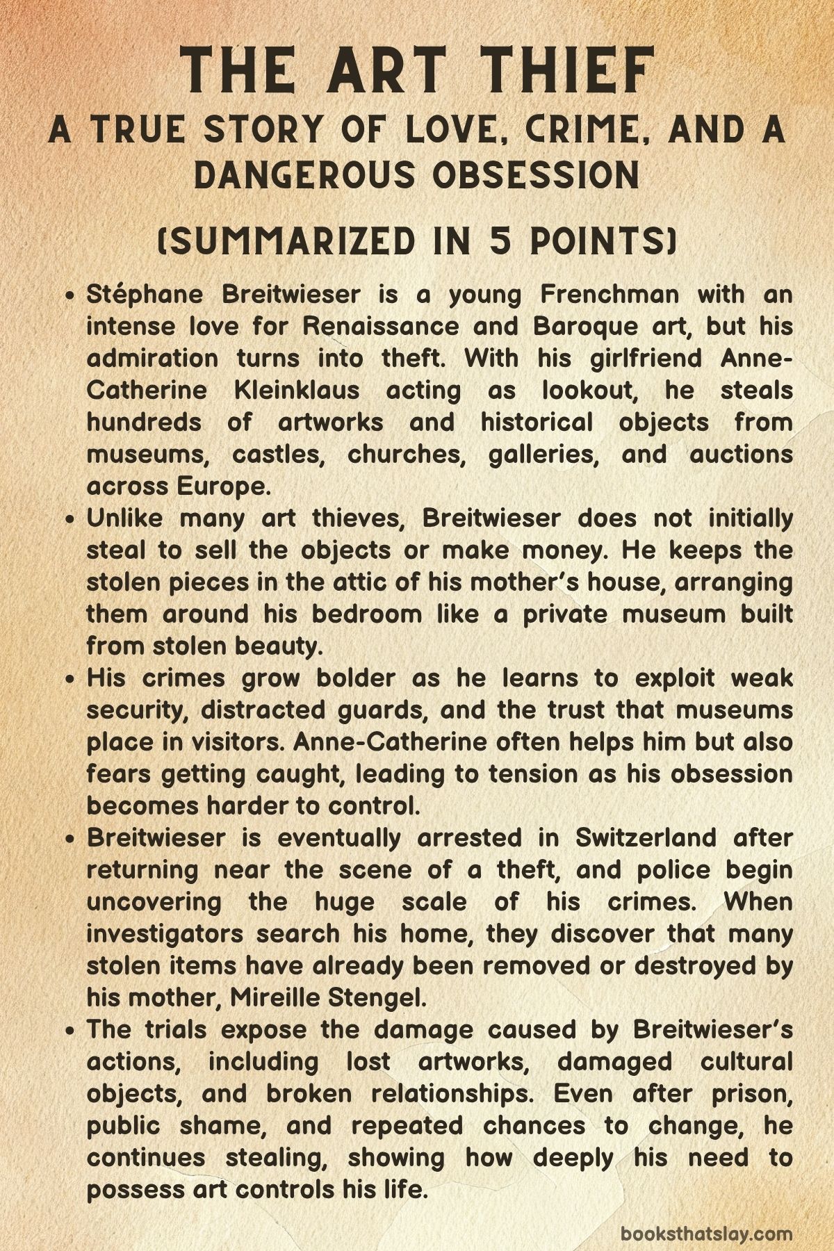 the art thief summary