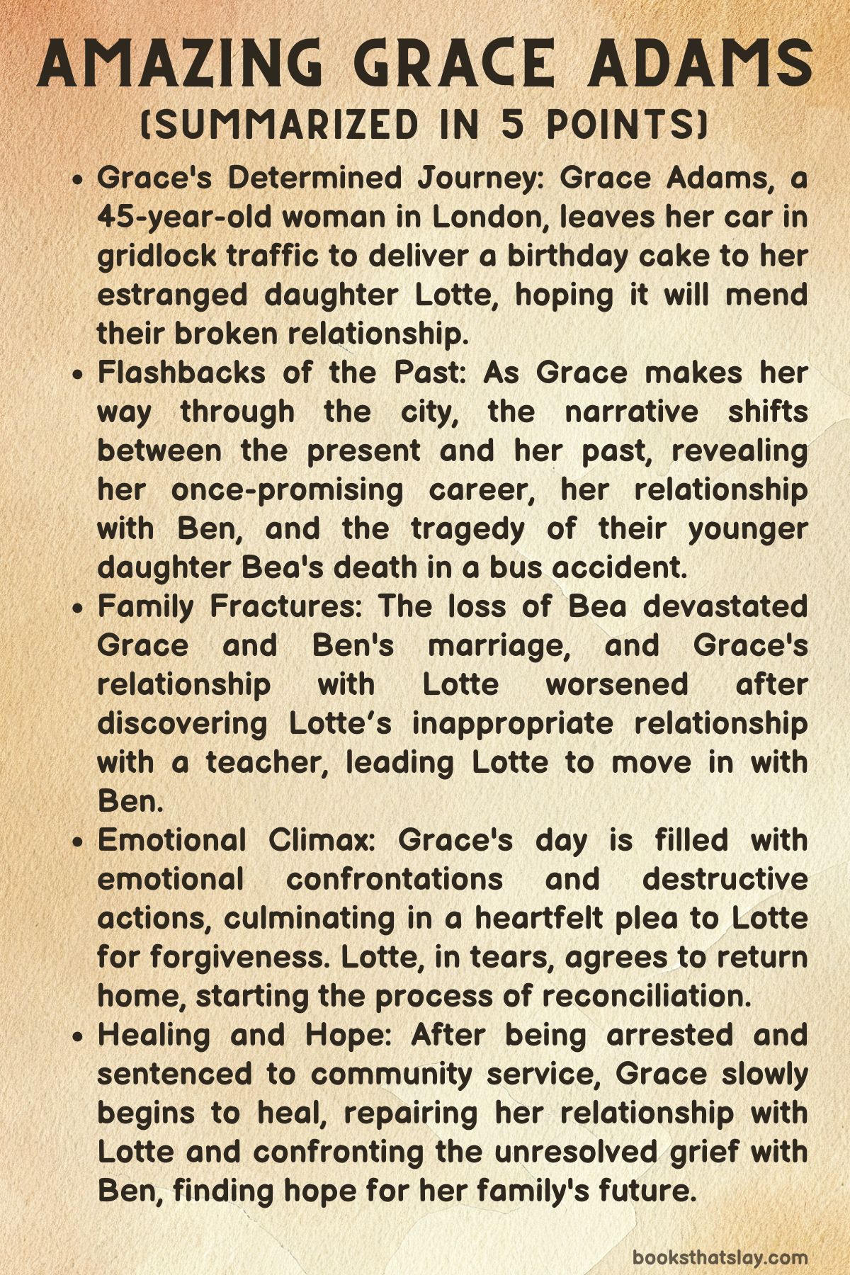 Amazing Grace Adams summary