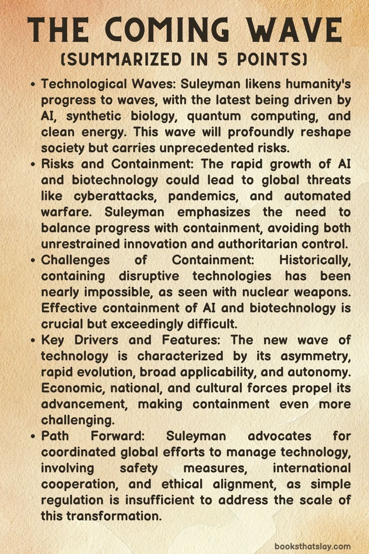 The Coming Wave Summary, Analysis and Themes