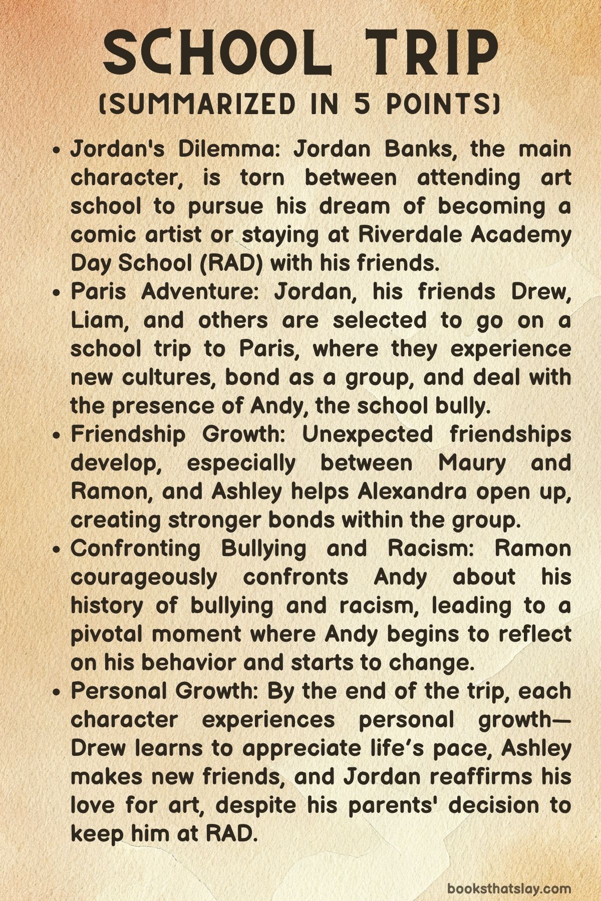 School Trip by Jerry Craft Summary