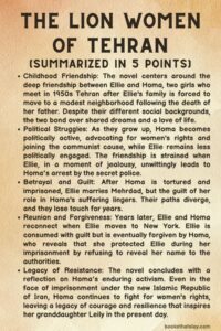 The Lion Women of Tehran Summary, Characters and Themes