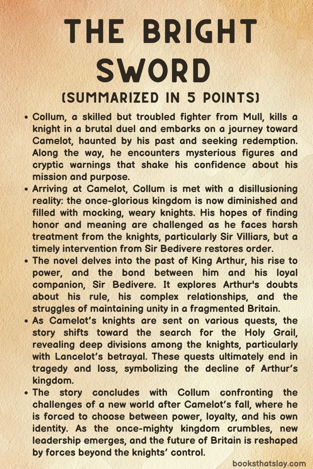 The Bright Sword by Lev Grossman Summary, Characters and Themes