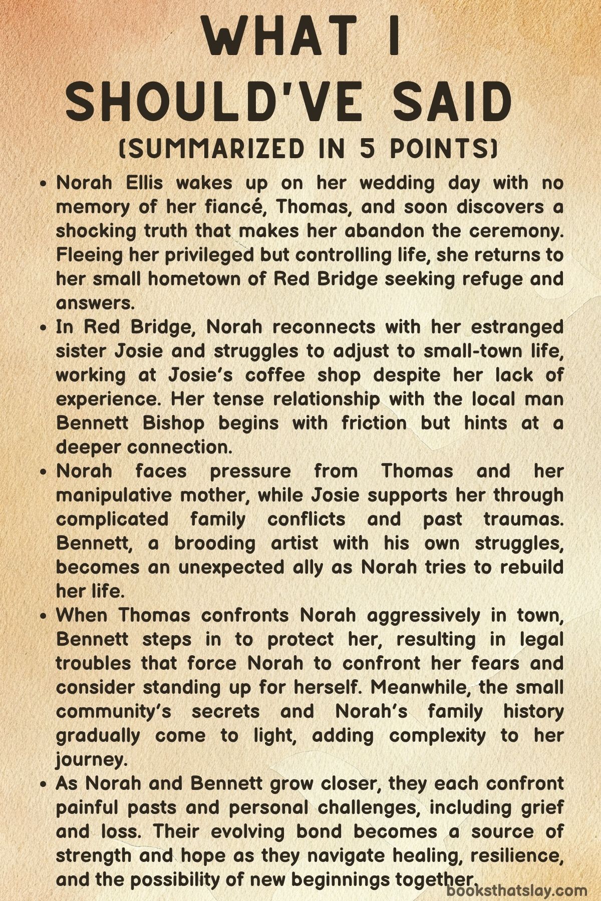 What I Should've Said by Max Monroe Summary, Characters and Themes