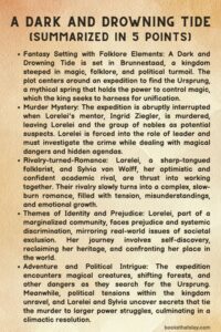 A Dark and Drowning Tide Summary, Characters and Themes