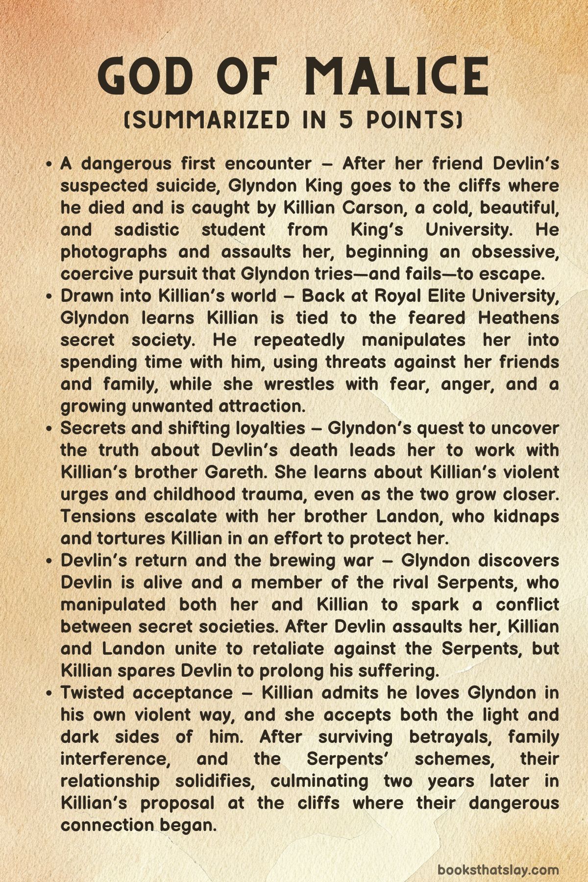 God of Malice Summary