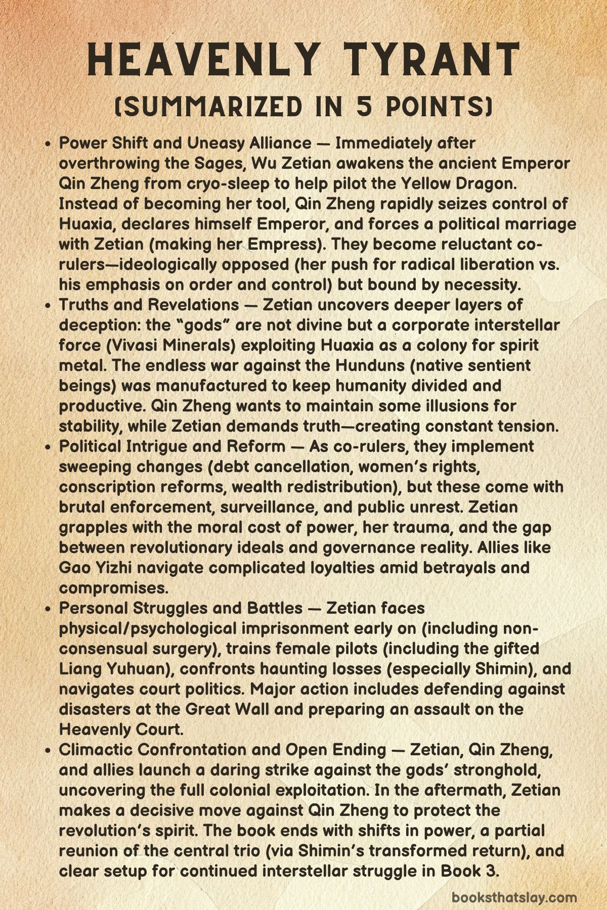 Heavenly Tyrant Summary