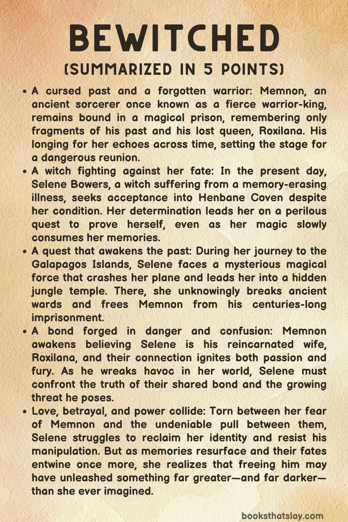 Bewitched by Laura Thalassa Summary, Characters and Themes