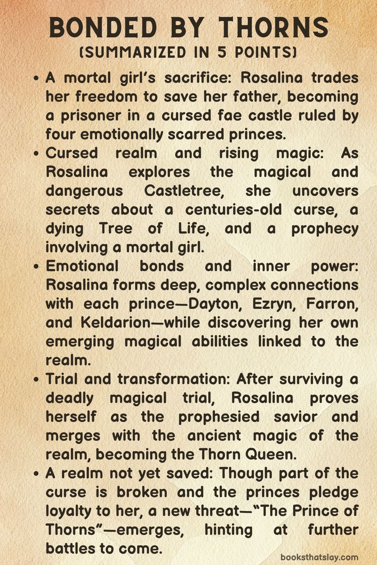Bonded By Thorns Summary