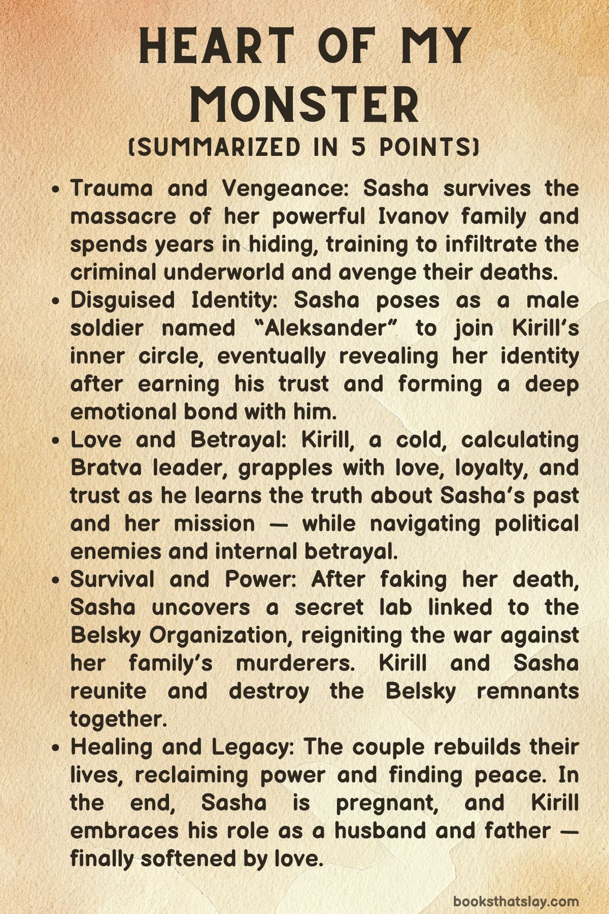 Heart of My Monster Summary