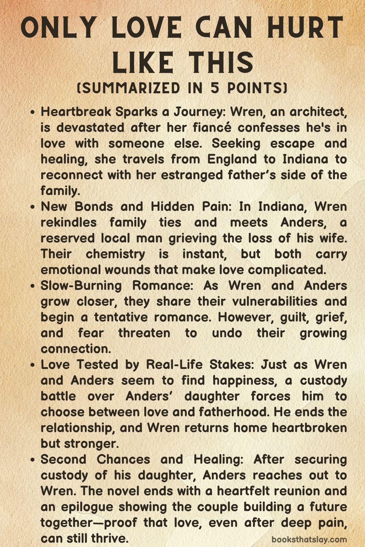 Only Love Can Hurt Like This Summary