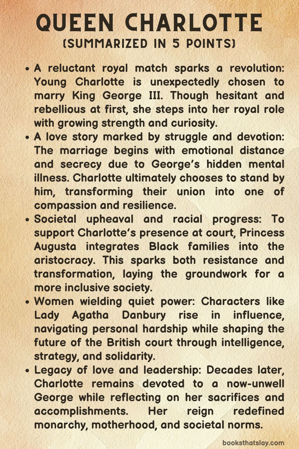 Queen Charlotte by Julia Quinn and Shonda Rhimes Summary