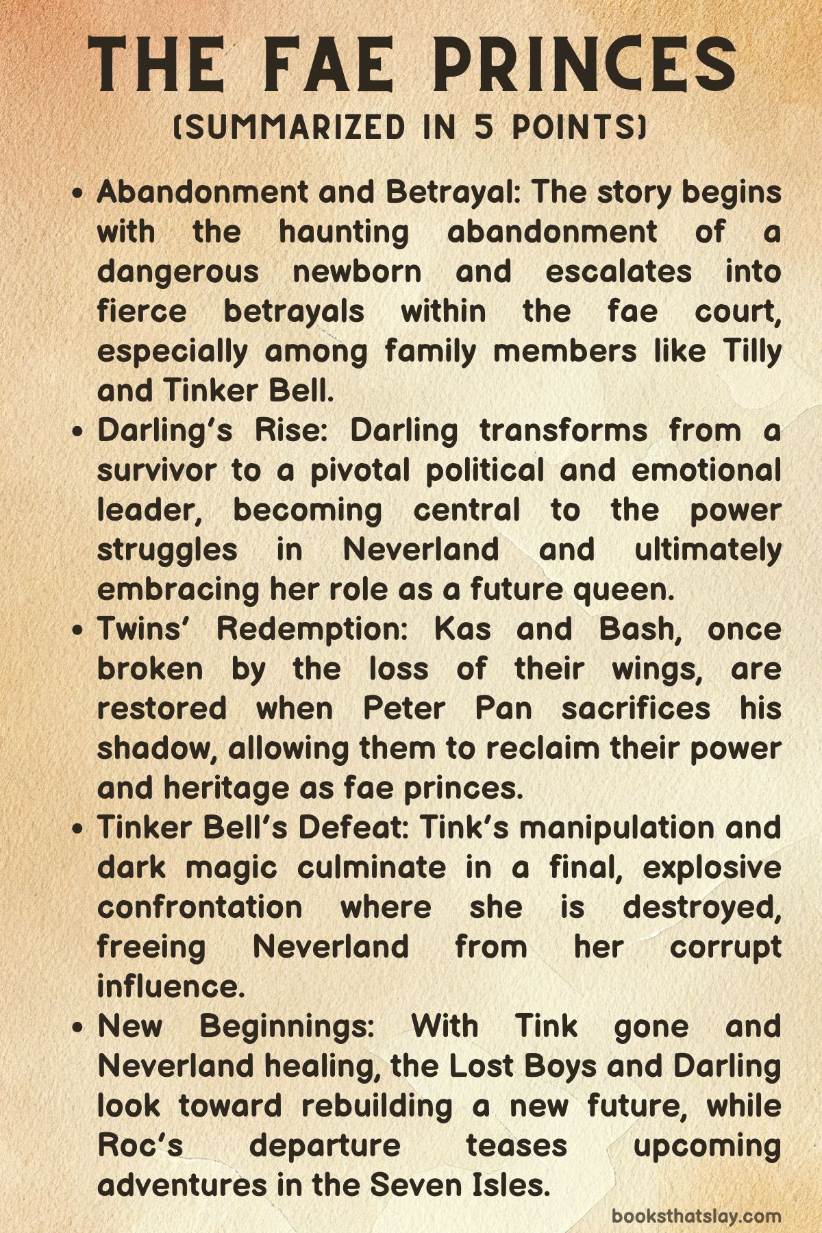 The Fae Princes Summary