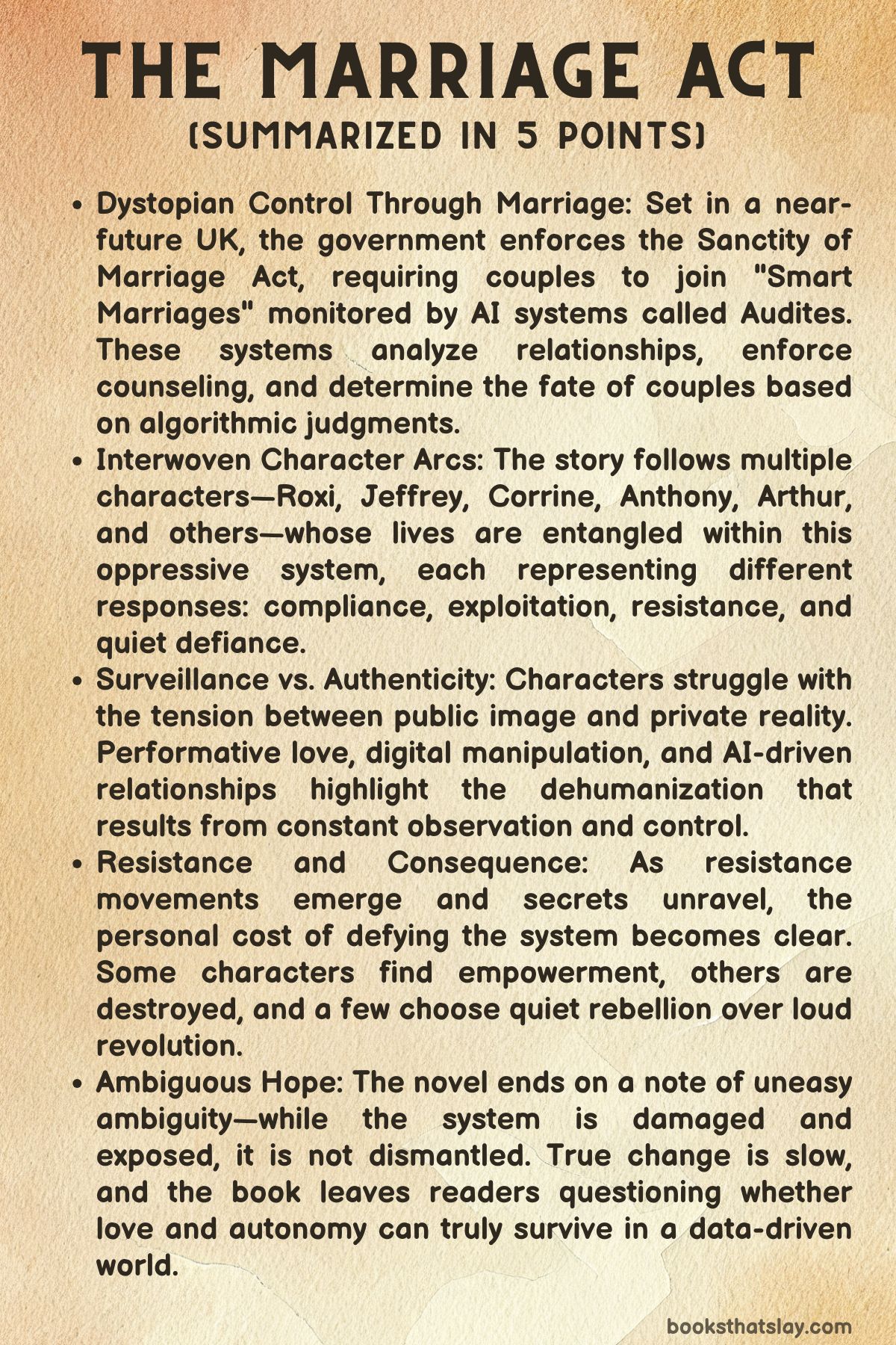 The Marriage Act Summary
