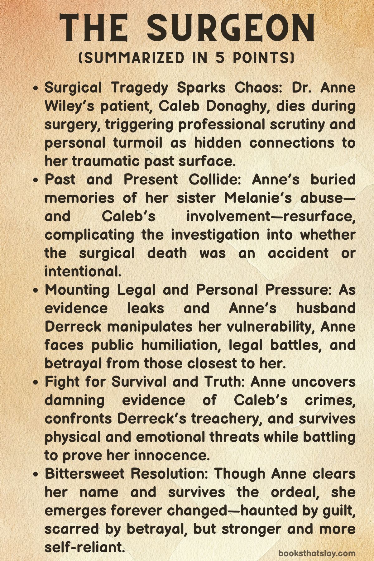 The Surgeon Summary