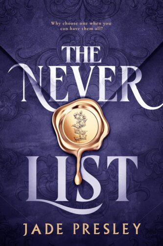 The Never List by Jade Presley book cover