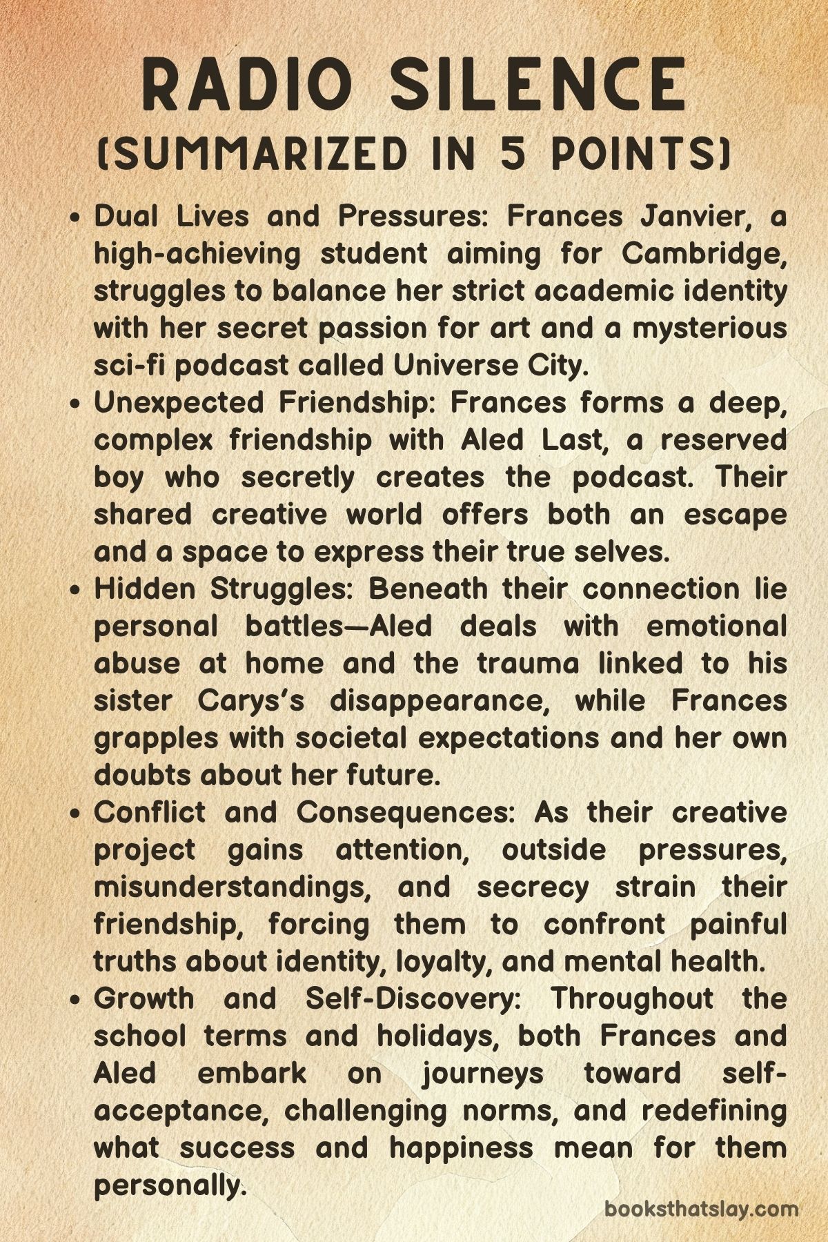 Radio Silence by Alice Oseman Summary