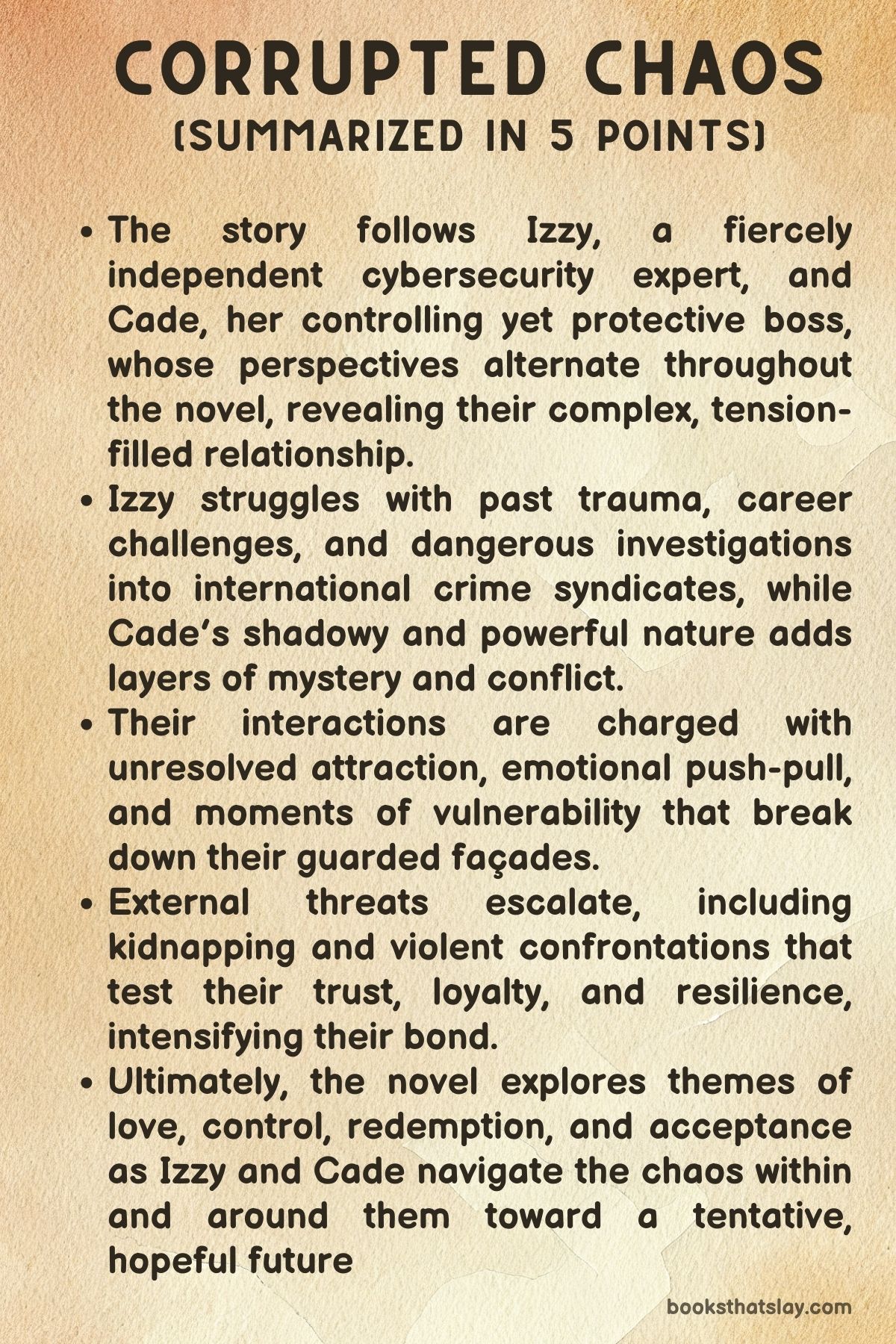 Corrupted Chaos by Shain Rose Summary