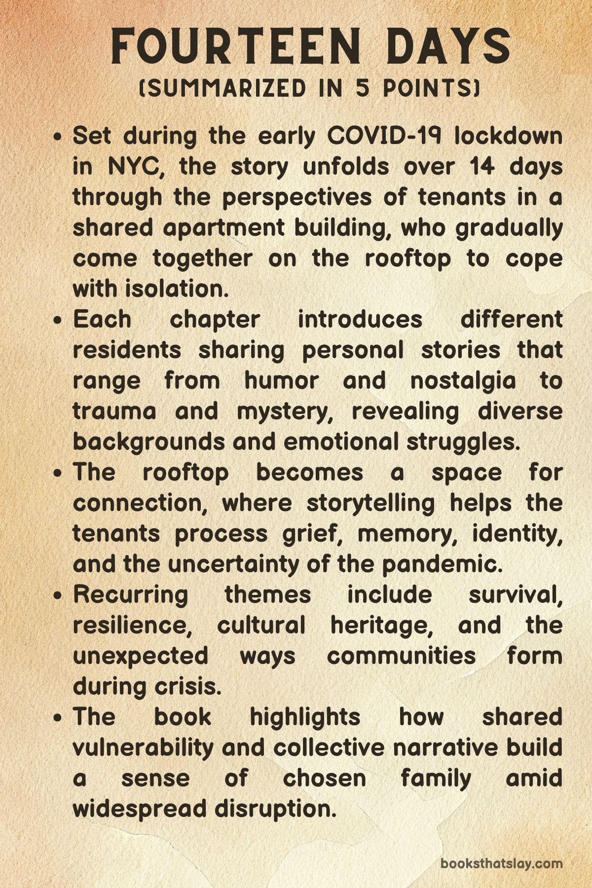 Fourteen Days book summary