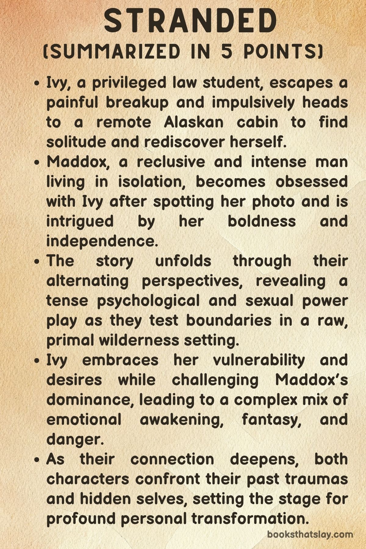 Stranded by Selena Winters Summary