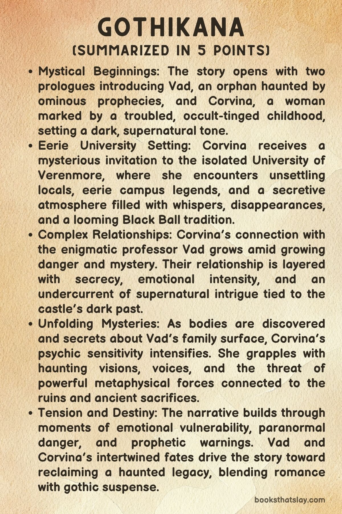 Gothikana by RuNyx Summary