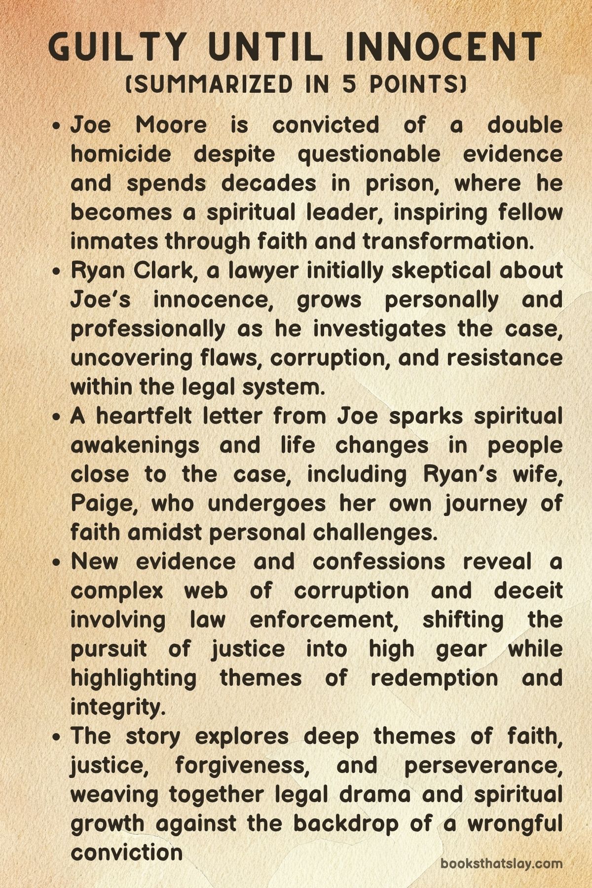 Guilty Until Innocent book summary