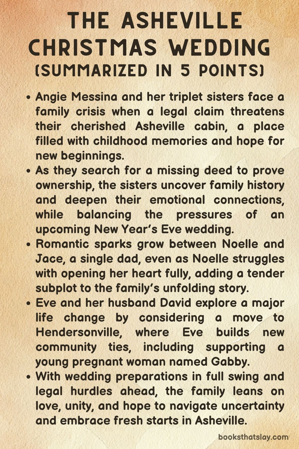 The Asheville Christmas Wedding by Hope Holloway Summary