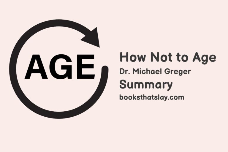 How Not to Age Summary and Analysis